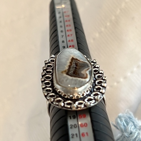 #87 Solar Agate Handcrafted Ring ๐ Size 7.25 NWOT - Picture 12 of 14
